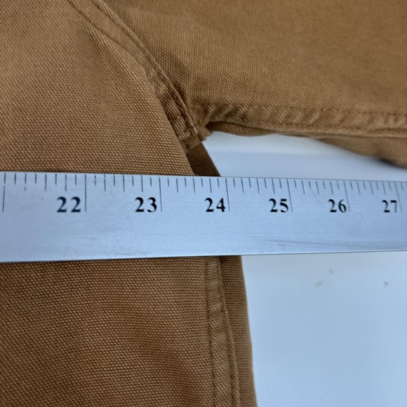 Dickies Jacket Mens XL Brown Quilted Lined Duck Canvas Zip Work Coat - Picture 10 of 14